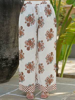 Women Floral Printed Regular Kurta with Palazzos & With Dupatta 4