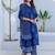 Floral Printed V-Neck Straight Kurta With Trousers & Dupatta