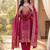 Women Ethnic Motifs Regular Kurta with Trousers & With Dupatta