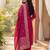 Women Ethnic Motifs Regular Kurta with Trousers & With Dupatta