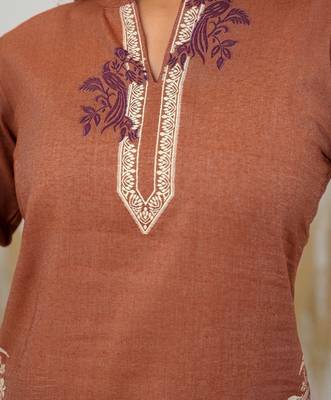 Weaving Rust Cotton Co Ords for Women 4