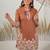Weaving Rust Cotton Co Ords for Women