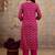 Women Floral Printed Mirror Work Kurta with Trousers & Dupatta