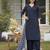 Women Ethnic Motifs Printed Regular Thread Work Kurta with Palazzos & With Dupatta