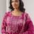 Women Floral Printed Regular Thread Work Kurta with Trousers & With Dupatta