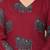Printed Maroon Cotton Co Ords for Women