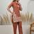 Weaving Rust Cotton Co Ords for Women