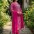 Women Ethnic Motifs Printed Regular Thread Work Kurta with Trousers & With Dupatta