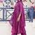 Women Floral Embroidered Regular Thread Work Kurta with Palazzos & With Dupatta