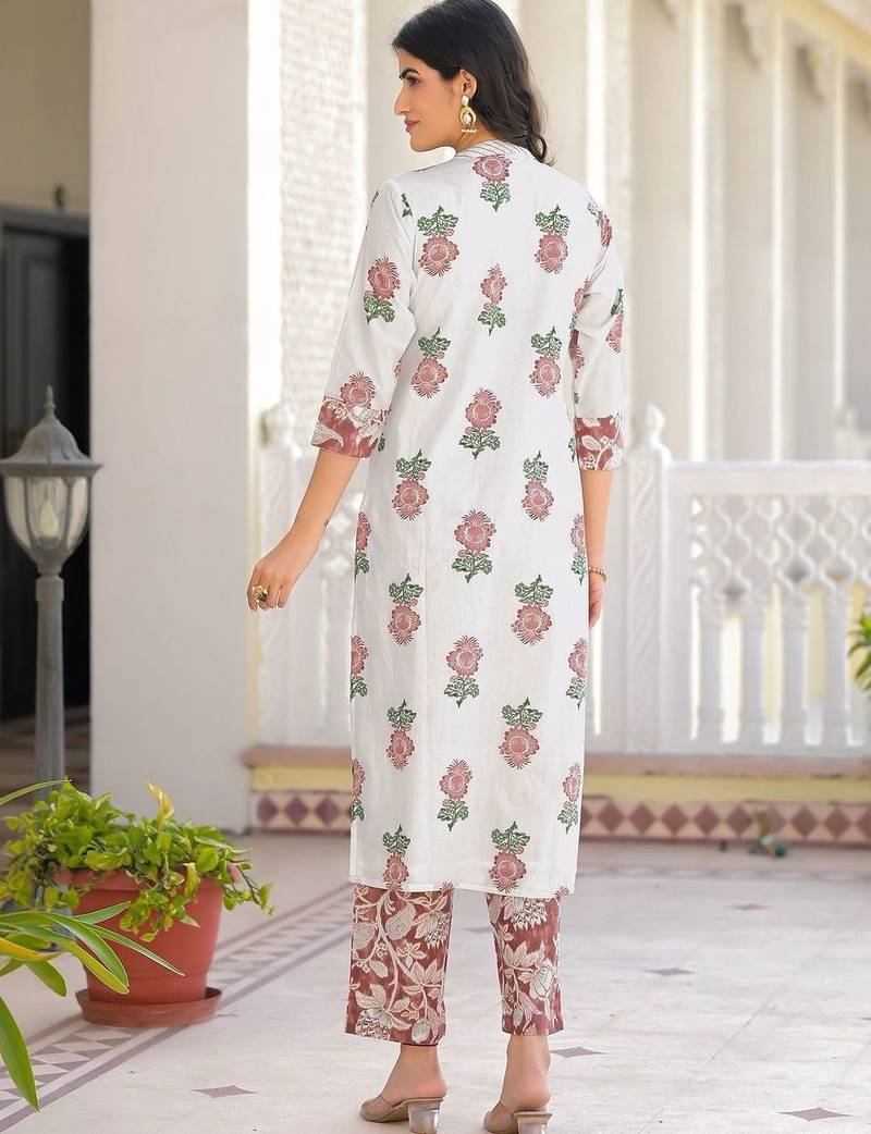 Women Embroidered Regular Kurta with Pyjamas & With Dupatta