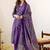 Women Printed Regular Kurta with Pyjamas & With Dupatta