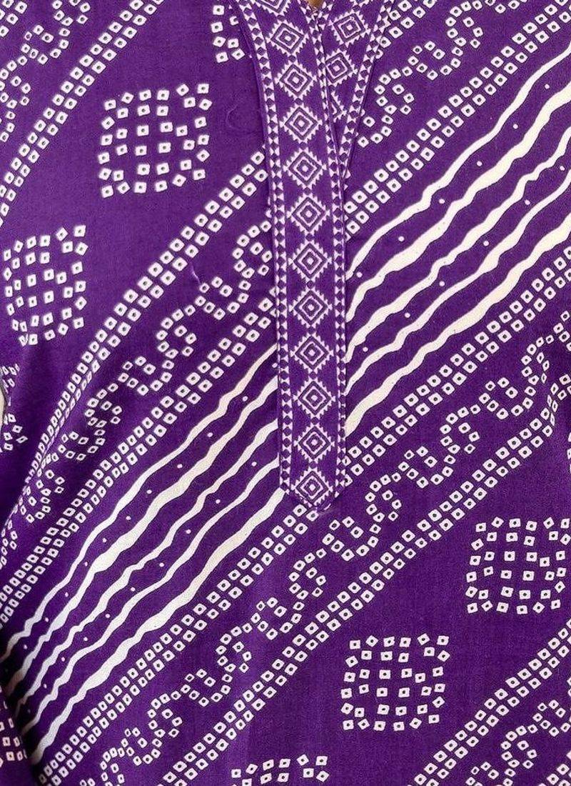 Women Printed Regular Kurta with Pyjamas & With Dupatta