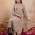 Women Ethnic Motifs Embroidered Regular Thread Work Kurta with Palazzos & With Dupatta