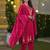 Women Ethnic Motifs Embroidered Regular Thread Work Velvet Kurta with Trousers & With Dupatta