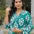 Women Printed Regular Sequinned Kurta with Trousers & With Dupatta