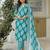 Women Printed Regular Sequinned Kurta with Trousers & With Dupatta