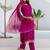 Floral Printed Square Neck Straight Kurta With Trousers & Dupatta