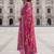 Women Floral Printed Regular Pure Cotton Kurta with Trousers & With Dupatta