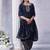Yoke Design Embroidered Sequinned Straight Kurta With Trousers & Dupatta