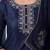 Yoke Design Embroidered Sequinned Straight Kurta With Trousers & Dupatta
