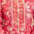 Floral Printed Mirror Work Straight Kurta With Trousers And Dupatta