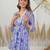 Printed Levender Cotton Co Ords for Women