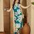 Floral Printed Dark Teal Green Rayon Co Ords for Women