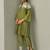 Embroidered Mehandi Green Silk Co Ords for Women