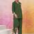 Women Ethnic Motifs Embroidered Regular Thread Work Kurti with Trousers