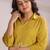 Embroidered Yellow Cotton Co Ords for Women