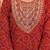 Bandhani Printed Round Neck Thread Work Kurta With Trousers & Dupatta