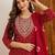 Women Bandhani Printed Kurta with Trousers & Dupatta