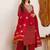 Women Bandhani Printed Kurta with Trousers & Dupatta