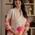 Floral Printed Mandarin Collar Straight Kurti With Trousers