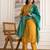 Women Ethnic Motifs Printed Regular Sequinned Kurta with Trousers & With Dupatta