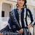 Women Striped Kurta with Trousers & Dupatta