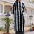Women Striped Kurta with Trousers & Dupatta