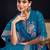 Floral Printed Round Neck Straight Kurta With Trousers & Dupatta