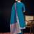 Floral Printed Round Neck Straight Kurta With Trousers & Dupatta