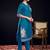 Floral Printed Round Neck Straight Kurta With Trousers & Dupatta