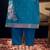 Floral Printed Round Neck Straight Kurta With Trousers & Dupatta