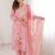 Women Floral Printed Regular Linen Kurta with Trousers & With Dupatta