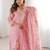 Women Floral Printed Regular Linen Kurta with Trousers & With Dupatta