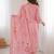 Women Floral Printed Regular Linen Kurta with Trousers & With Dupatta