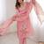 Women Floral Printed Regular Linen Kurta with Trousers & With Dupatta