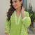 Women Embroidered Regular Thread Work Kurta with Trousers & With Dupatta