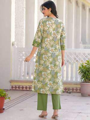 Women Embroidered Regular Kurta with Pyjamas & With Dupatta 5