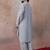 Embroidered Light Blue Cotton Co Ords for Women