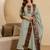Women Woven Design Regular Kurta with Trousers & Dupatta