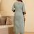 Women Woven Design Regular Kurta with Trousers & Dupatta
